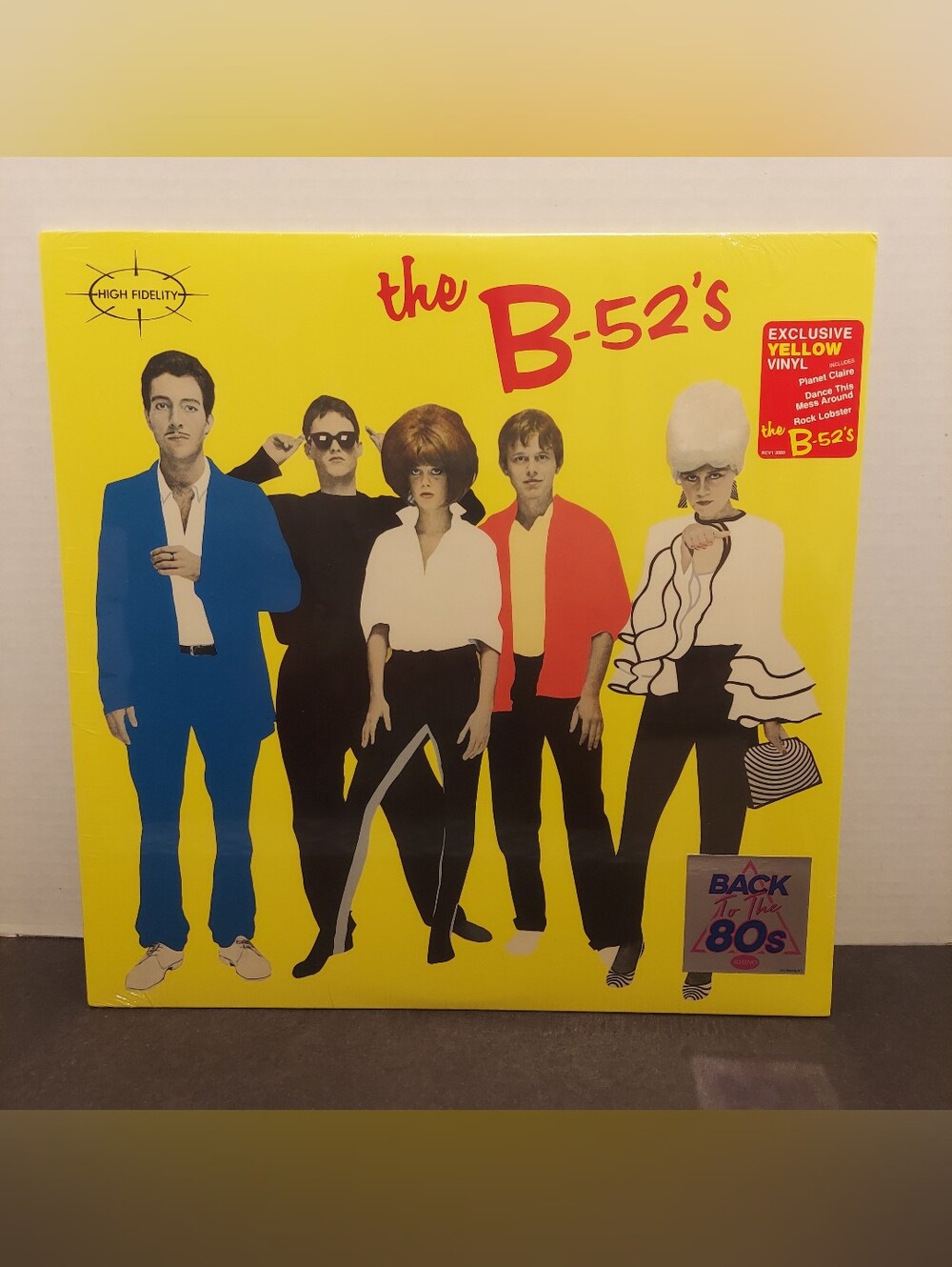 The B-52’s Vinyl LP Exclusive Yellow Vinyl Record Debut Album The B-52S B52S